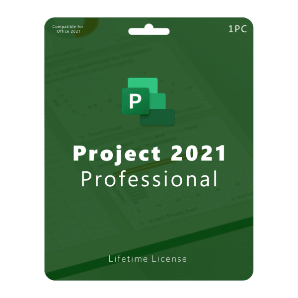 Microsoft Project 2021 Professional Product key RETAIL license